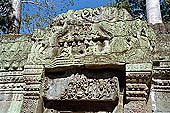 Ta Prohm temple - sculpted fronton